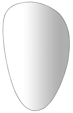 SAPHO - STEN LED podsvícené zrcadlo 80x55cm NA280