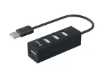 Equip USB Hub 4x USB-A černá / USB hub / 4 porty / USB 2.0 / 480 Mbit/s (128955)