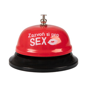 Recepční zvonek s textem - Zazvoň pro sex - Albi