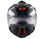 Helma na moto Nexx X.Wed 3 Gobi white/gray - L / černá