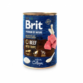 Brit Premium by Nature Beef with Tripes 800 g / Konzerva pro psy (8595602561834)