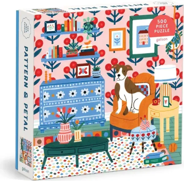 GALISON Čtvercové puzzle Vzor květ