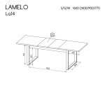 Rozkládací stůl Lamelo LA14