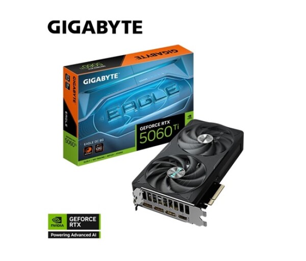 GIGABYTE VGA NVIDIA GeForce RTX 5060 Ti EAGLE OC 8G, 8G GDDR7, 3xDP, 1xHDMI EDF_1706157
