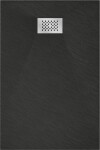 MEXEN/S - Hugo sprchová vanička SMC 130x70, černá, krytka nerez 42707013-X