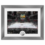 Obraz Minnesota Wild NHL Art Deco Stadium Silver Coin