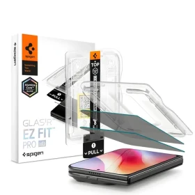 Spigen Glas.tR EZ Fit Pro HD AC / Ochranné sklo / Privacy filtr / 9H+ / 2 ks / Apple iPhone Duo (AGL12015)