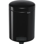 Brabantia NewIcon Pedálový koš 5 L matná černá 112928
