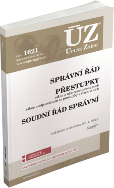 ÚZ č. 1621 - Správní řád, Soudní řád správní, Přestupky