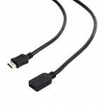 Gembird CC-HDMI4X-10 Standard kabel HDMI-M - HDMI-F 3m černá / stíněný / zlacené kontakty (CC-HDMI4X-10)