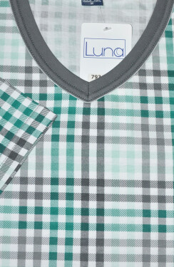 Pánské pyžamo Luna 793 kr/r 4XL tmavě modrá 4XL