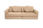 SHAPPY Dětská rozkládací pěnová pohovka SHAPPY PLAY mini Barva: Soft Beige