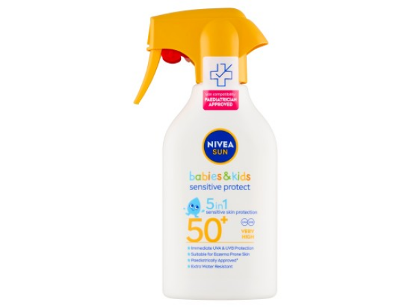 Nivea Sun Sensitive Protect Dětský sprej na opalování OF 50+ 250 ml