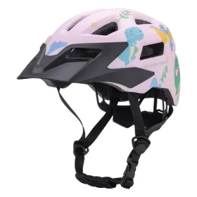 Wozinsky MTB růžová S / Dětská cyklistická helma / odnímatelný kšilt