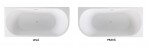 HOPA - Volně stojící vana ZOYA bílá - Barva sifonu - Chrom, Rozměr vany - 170 × 80 cm, Způsob provedení - Pravé VANZOYA170P