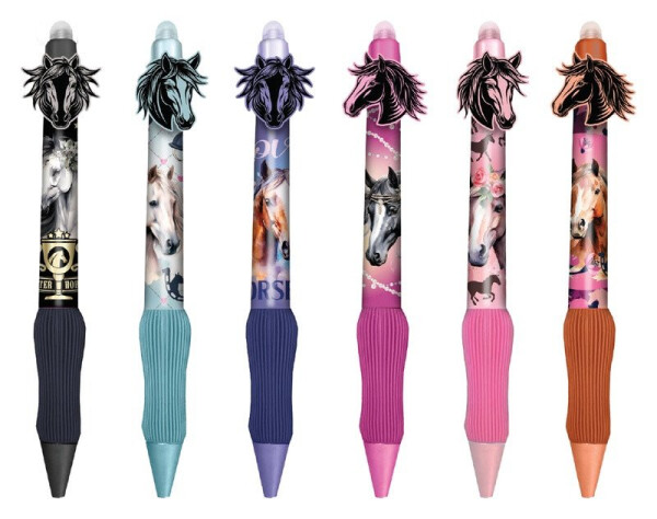 Gumovatelné pero Koníci (mix)