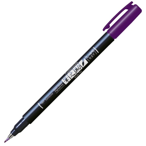Tombow Fudenosuke Hard štětcový fix fialový