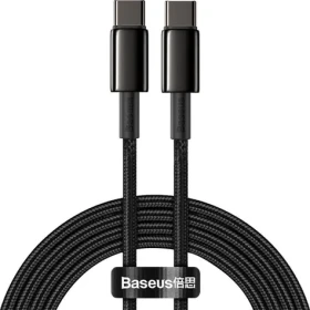 Baseus CATWJ-A01 Kabel USB-C (M) - USB-C (M) 2 m černá / 100W (CATWJ-A01)