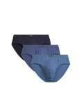 Atlantické kalhotky 3MP-192 A'3 M-3XL námořnicky modrý denim M