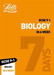GCSE Science Revision - 9-1 Biology In a Week - Letts GCSE