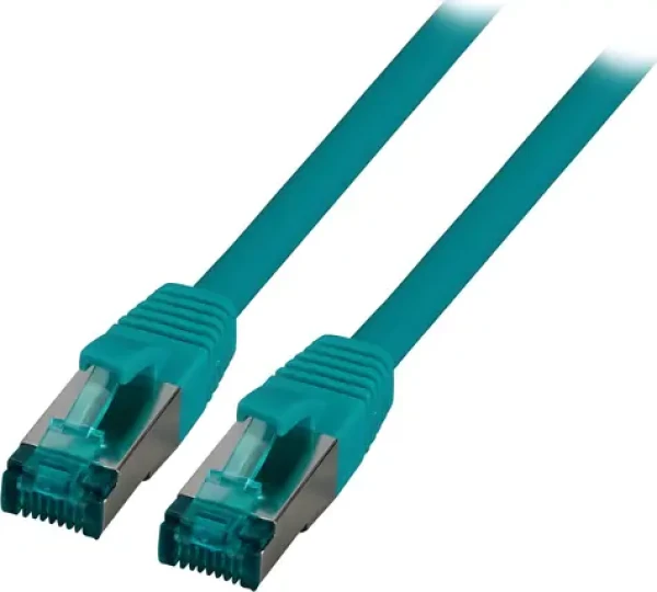 EFB patch kabel Cat6A S/FTP 1 m zelená / Patch kabel / RJ-45 / LSZH / 10 Gigabit (MK6001.1GR)