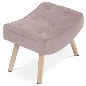Podnožka, růžová, látka, AK-301P PINK2