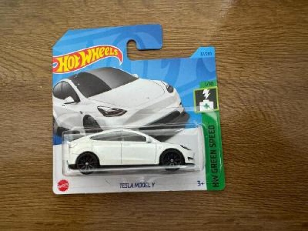 HOT WHEELS HW GREEN SPEED 1/10 TESLA MODEL Y BÍLÁ