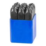 STREND PRO 222708 Raznice ocelové 10mm, znaky čísla