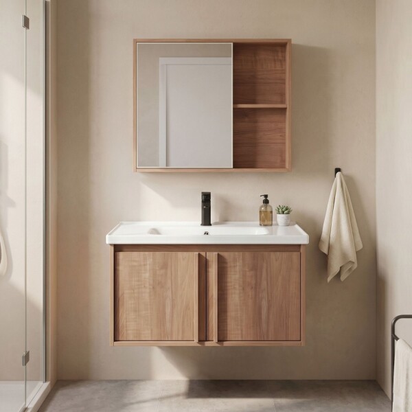 REA - Sada koupelnového nábytku s umyvadlem Gama T25023 HHL 70CM REA-M0209