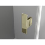 MEXEN/S - Mist-H L Duo sprchový kout dveře křídlové 75 x 90, transparent, zlato 8A5L-075L-090P-50-00