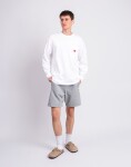 Tričko Carhartt WIP L/S Pocket Heart T-Shirt White/Red