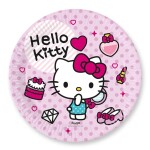 Hello Kitty talíře papírové 8 ks 23 cm Hello Kitty talíře papírové 8 ks 23 cm