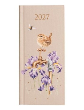 Kapesní diář 2027 Wrendale Designs - Střízlík
