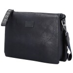 Stylová dámská koženková crossbody kabelka Angie, tmavě modrá