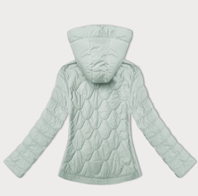 Krátká dámská prošívaná bunda v mátové barvě J Style (16M9239-156) odstíny zelené XL (42)