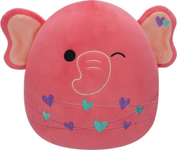 Squishmallows Růžový slon - Kyla 13 cm