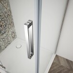 GELCO - TRINITY CHROM obdélníkový kout 900x1000 rohový vstup, matné sklo, GT2290-10M-CH GT2290-10M-CH