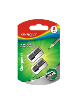 Keyroad Ořezávátko Metal 2 ks - stříbrné