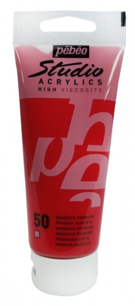 Akrylová barva Pébéo Studio Acrylic 100 ml - 050 magenta