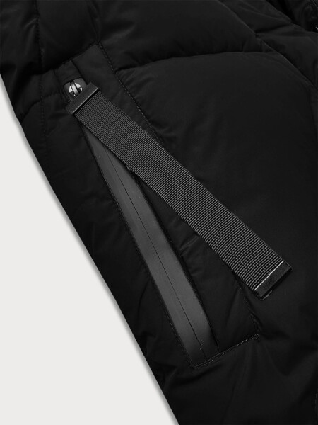 Černá dámská zimní bunda v délce ke kolenům J Style (5M3232-392) odstíny černé S (36)