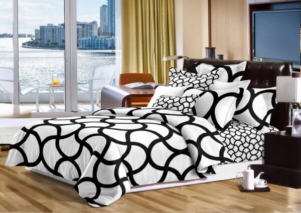 DumDekorace Bílý přehoz na postel Šířka: 200 cm | Délka: 220 cm 2ks 40x40 cm (standard zdarma) Šířka: 200 cm | Délka: 220 cm