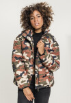 Dámská bunda Boyfriend Camo Puffer Jacket rustycamo Grösse: