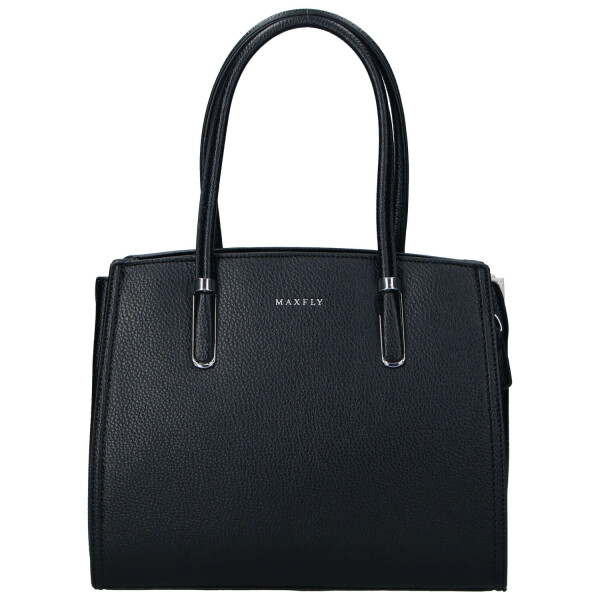 Elegantní dámská koženková kabelka na rameno Miraya, černá