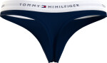 Dámská tanga THONG UW0UW03835 DW5 tm. modré Tommy Hilfiger