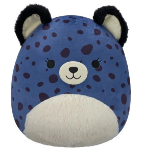 Squishmallows Modrý gepard s chlupatým bříškem Spotts 30 cm