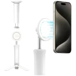 Araree Magfie Pod Lite bílá / Selfie tyč s tripodem / MagSafe / 360° otočná hlava / ABS/PC (AR60-02310B)