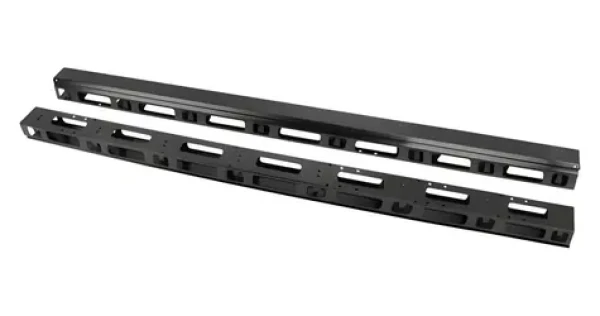 Lanberg Vertikální organizér kabelů 37U černý / Organizér kabelů / 19" rack / 2 ks / šířka 800 mm (AK-1209-B)