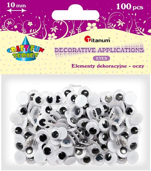 Titanum Očička 10 mm - 100 ks, Titanium
