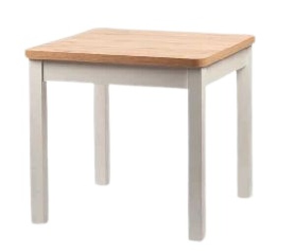 STIMA Jídelní stůl TOP - podnož bílá/černá ROZMĚR: (š/h/v) 80 x 80 x 77 cm 56764_H