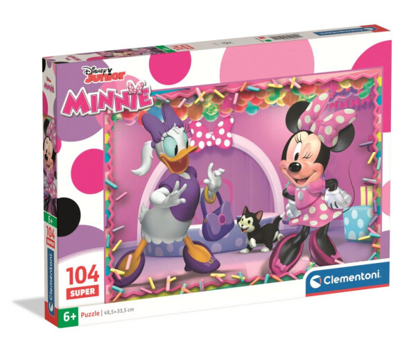 Puzzle 104 dílků Super Minnie - Clementoni